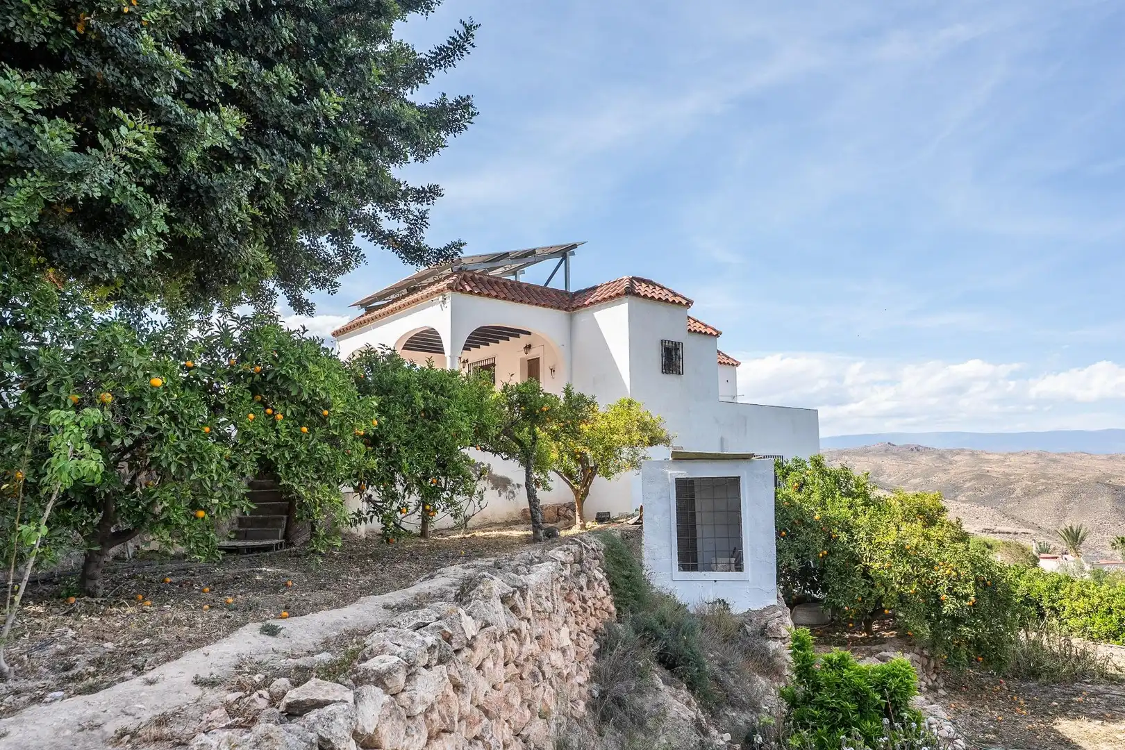 Vista exterior de Casa o chalet en venta en Alhama de Almería con Jardín privado y Terraza