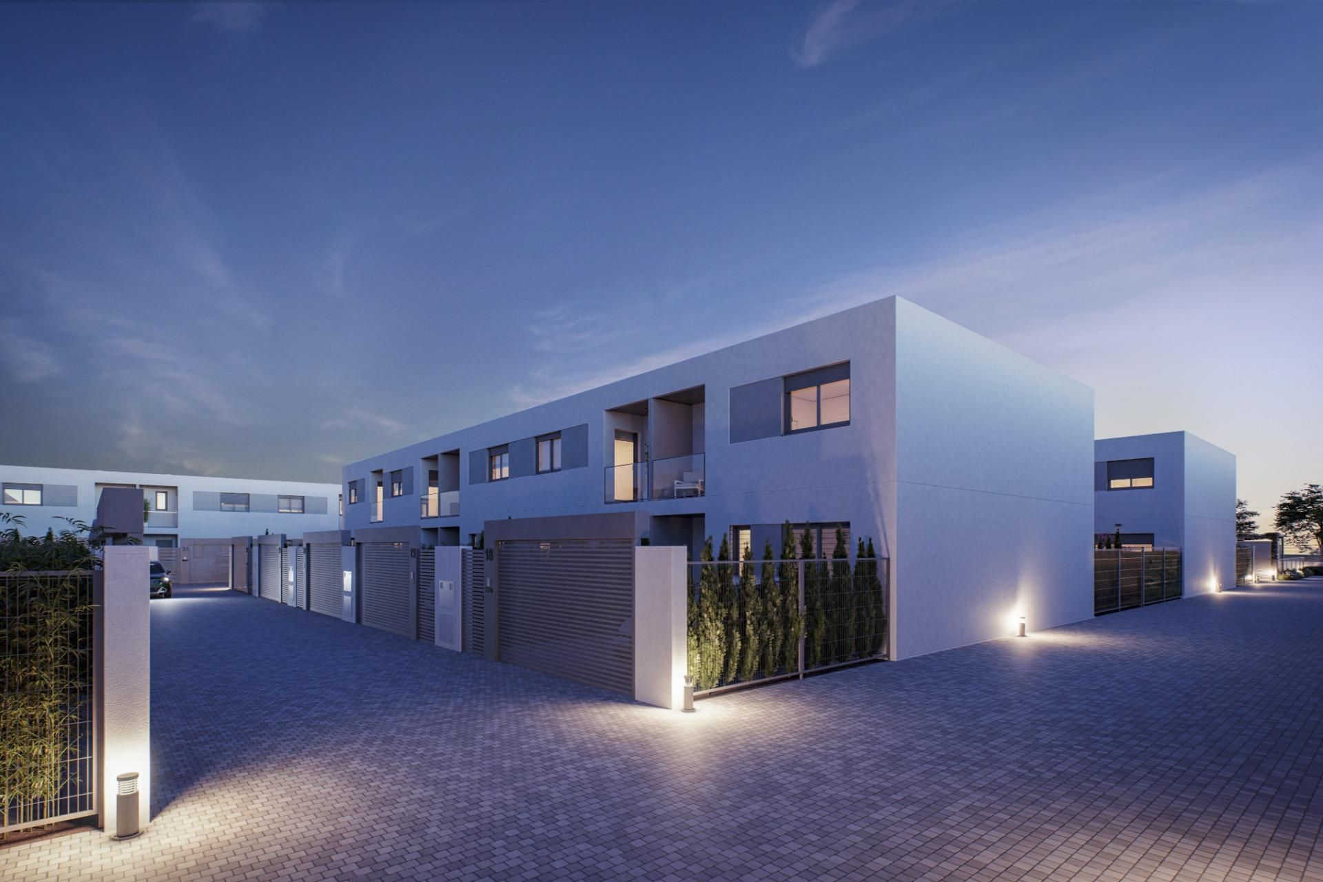 Exterior view of Single-family semi-detached for sale in Villamayor  with Heating, Terrace and Balcony