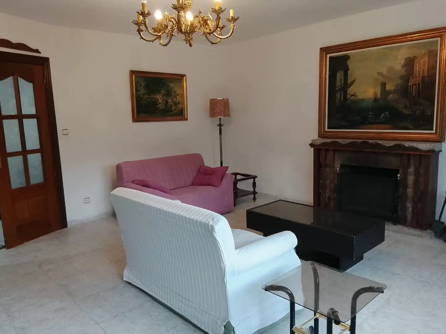 Wohnzimmer von Maisonette zum Verkauf in Valdemaqueda mit Heizung, Privatgarten und Terrasse