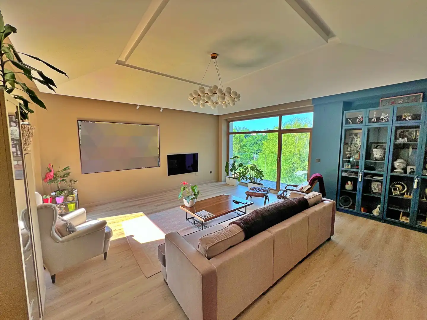 Sala de estar de Casa o chalet en venta en Lugo con Aire acondicionado, Calefacción y Jardín privado