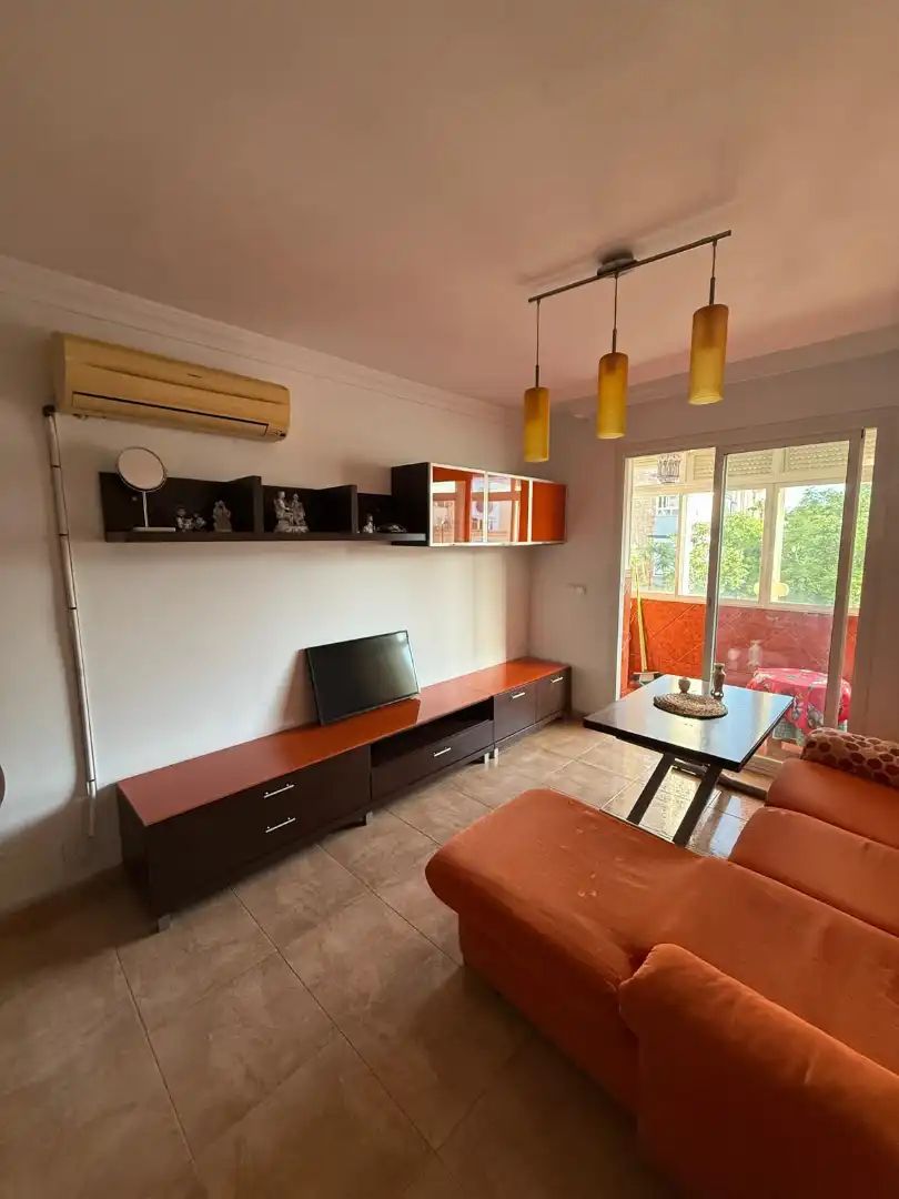 Living room of Flat for rent in Benalmádena  with Air Conditioner, Heating and Terrace