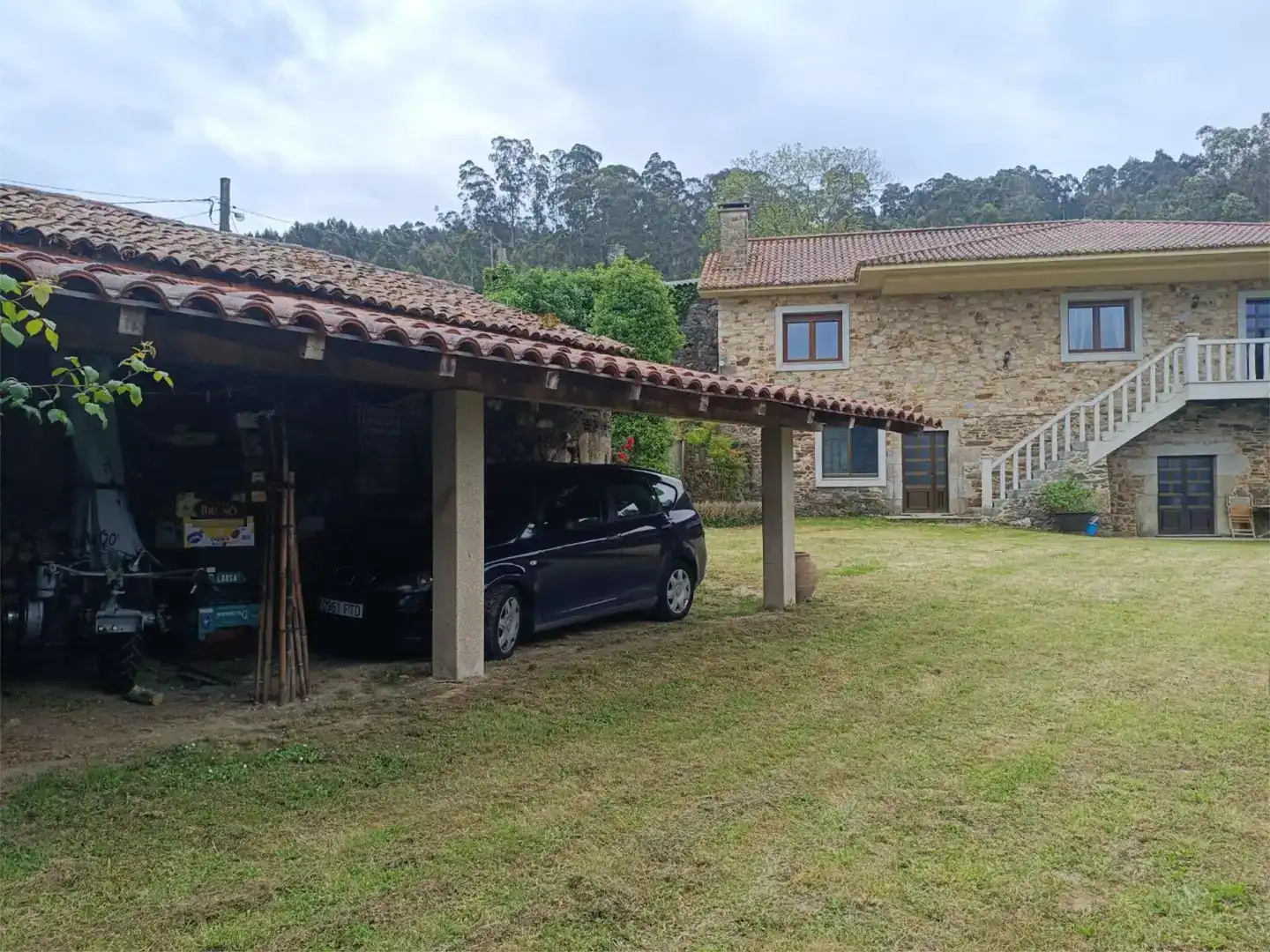 Aparcament de Casa o xalet en venda en Vilarmaior amb Jardí privat, Parquet i Moblat