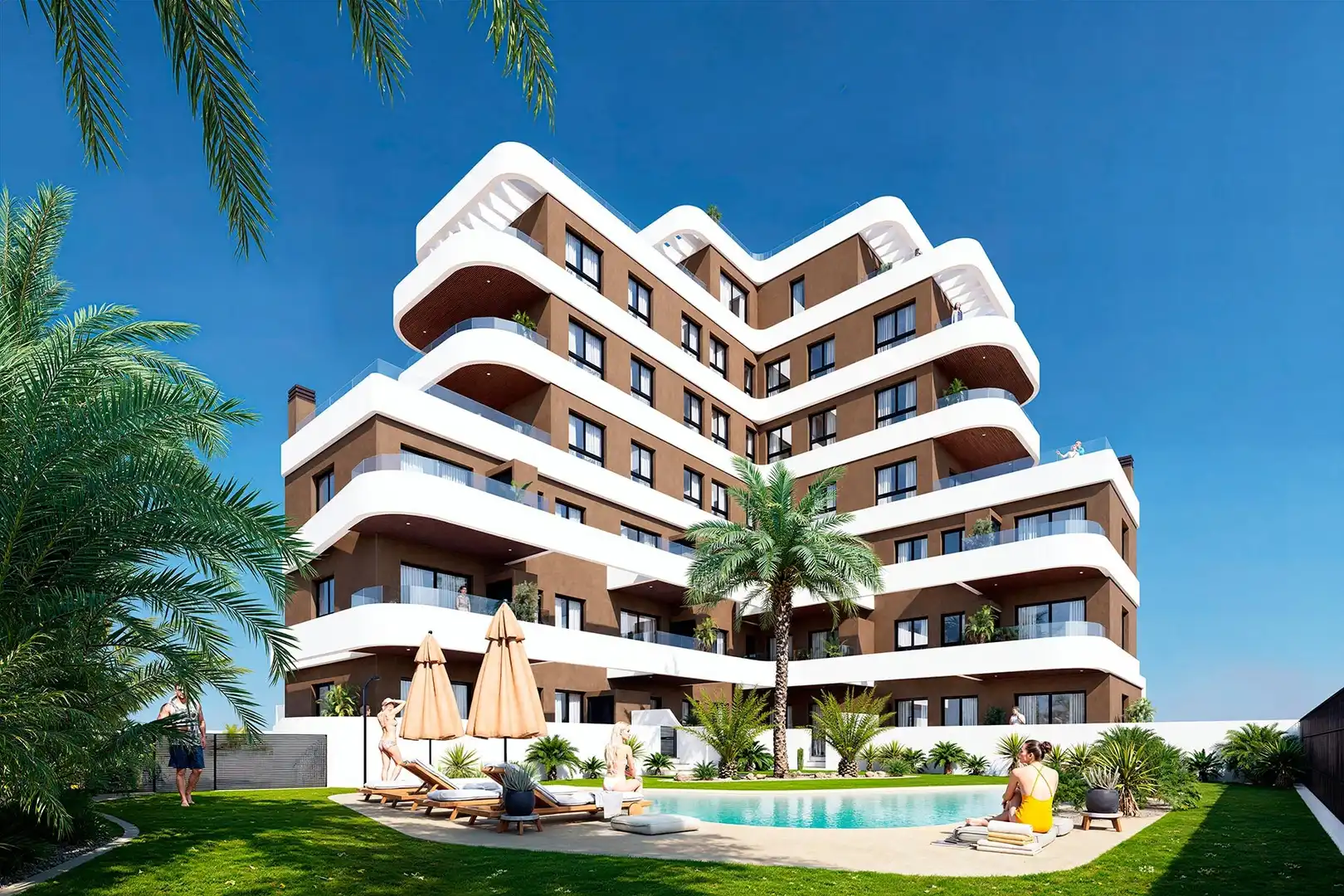 Penthouse mit Pool zum Verkauf in Puerto Deportivo