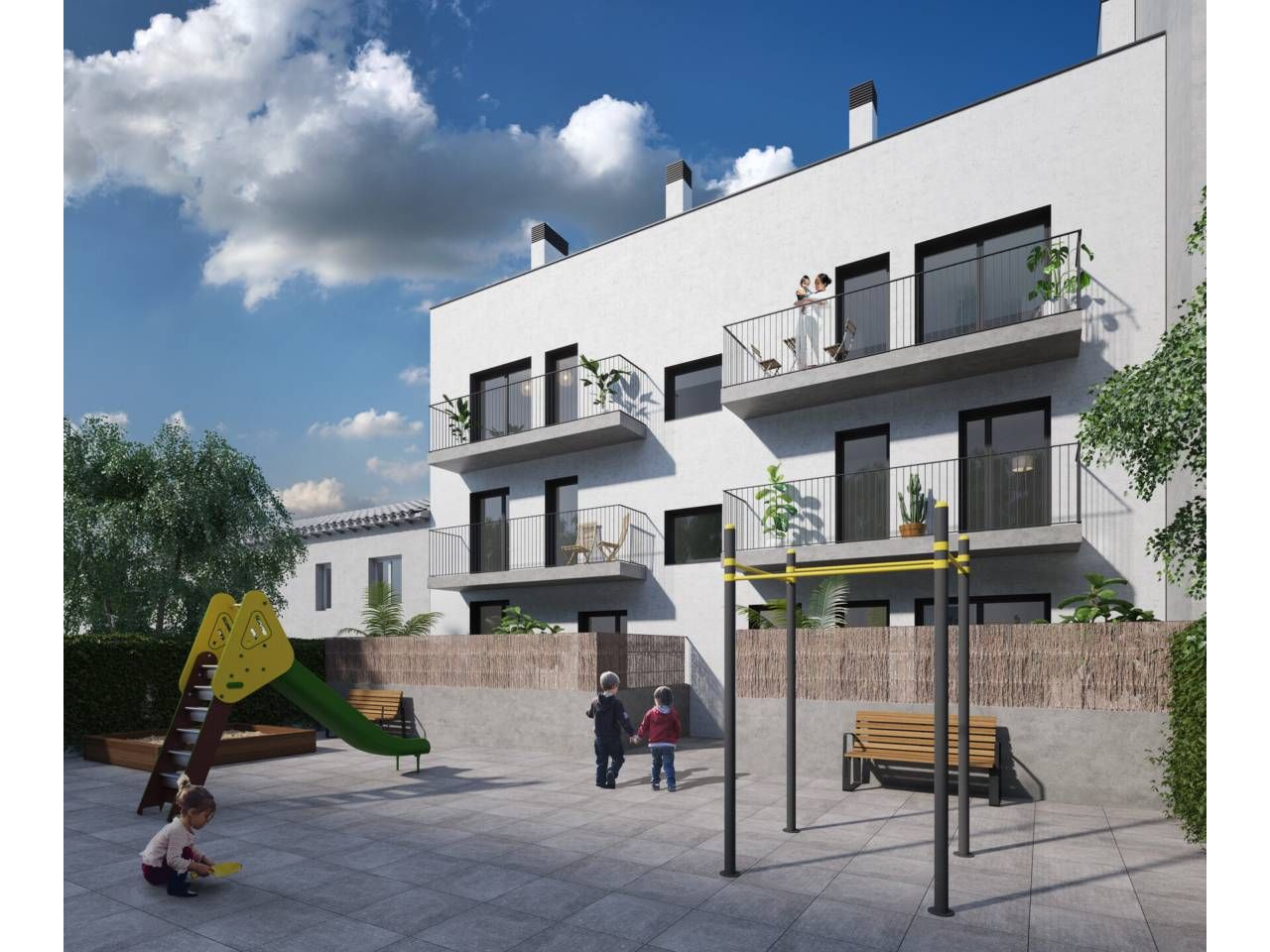 Vista exterior de Dúplex en venda en La Llagosta amb Aire condicionat, Calefacció i Parquet