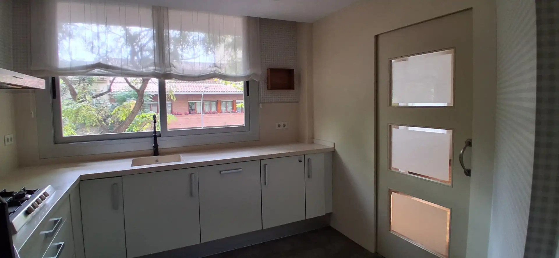 Küche von Wohnung zum Verkauf in Sabadell mit Heizung, Parkett und Ofen