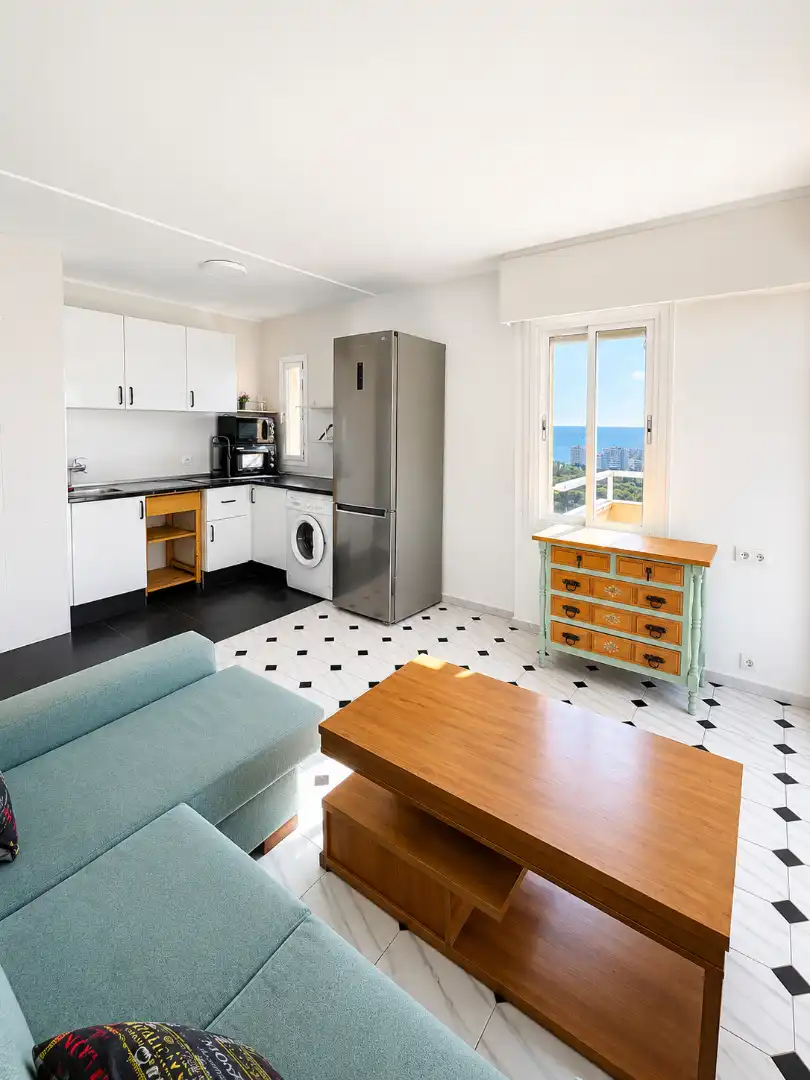 Kitchen of Apartments for sale in Benalmádena  with Terrace and Furnished