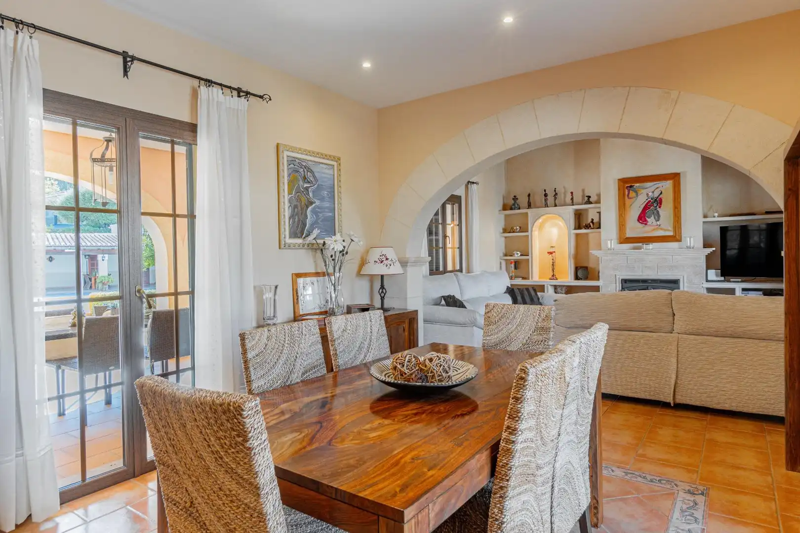 Comedor de Casa o chalet en venta en Calvià con Aire acondicionado, Calefacción y Jardín privado
