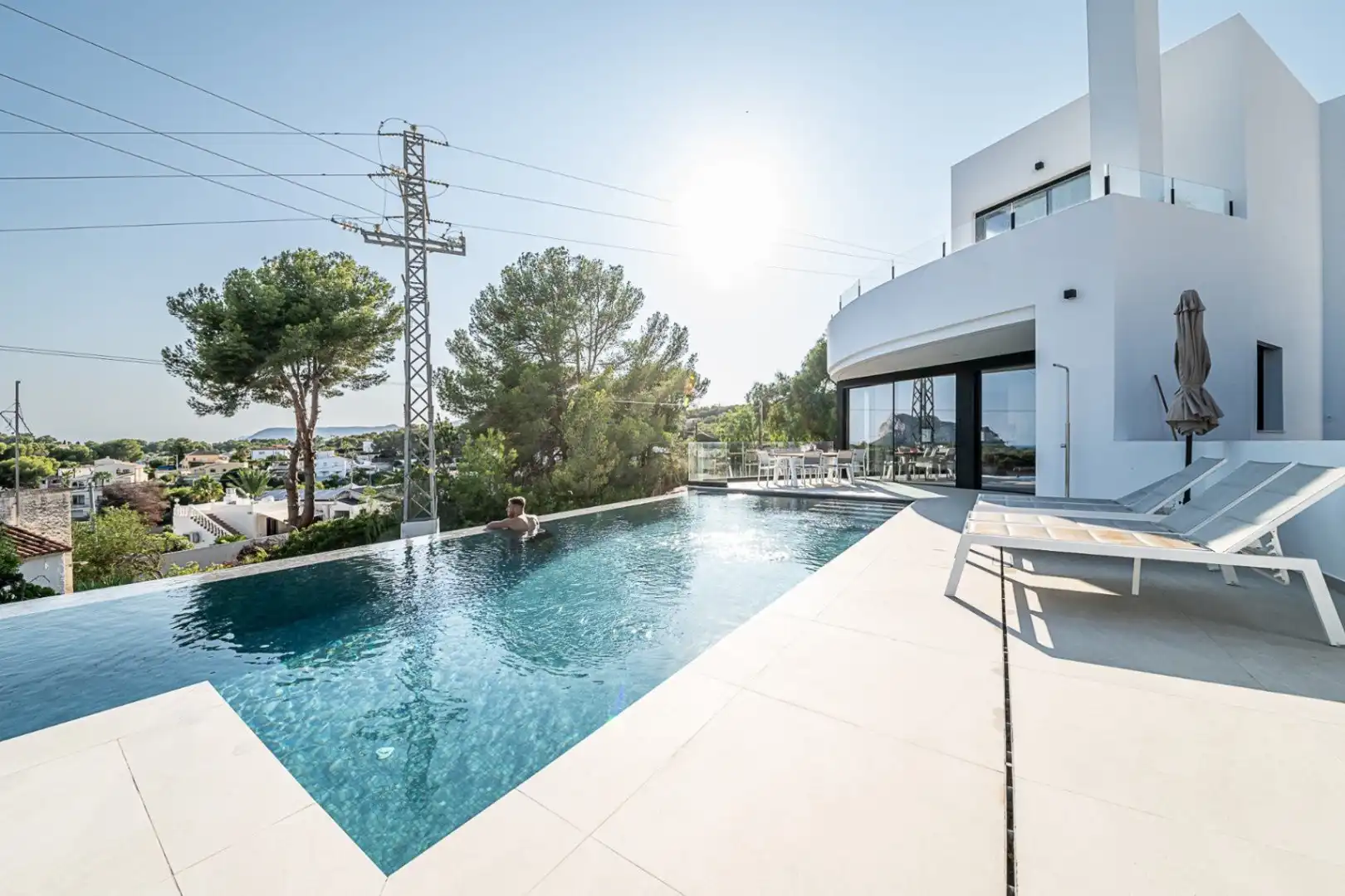 Piscina de Casa o chalet en venta en Benissa con Aire acondicionado, Amueblado y Alarma