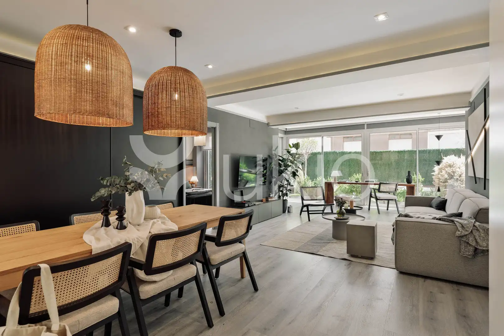 Living room of Apartments for rent in Barcelona  with Air Conditioner, Heating and Terrace