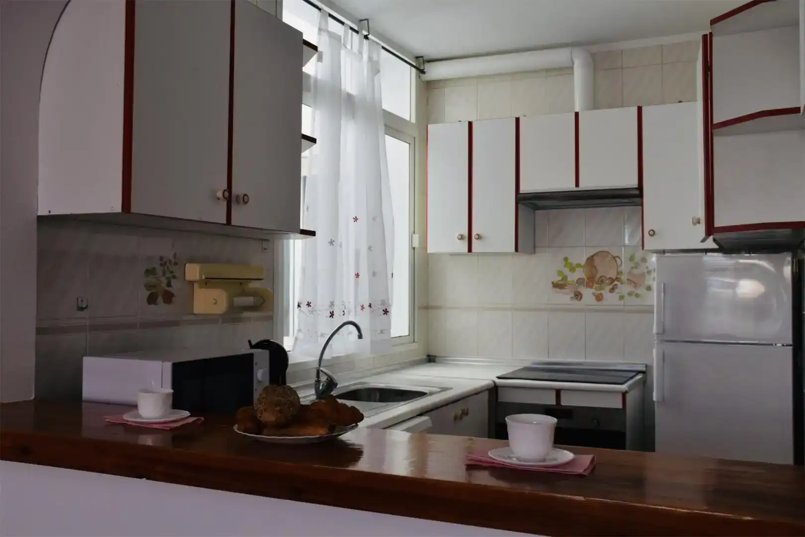 Kitchen of Flat for rent in Nerja  with Air Conditioner, Private garden and Swimming Pool