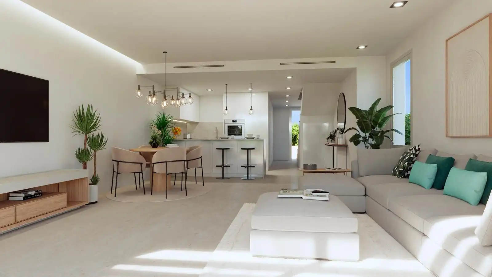Living room of Apartments for sale in Finestrat  with Community pool