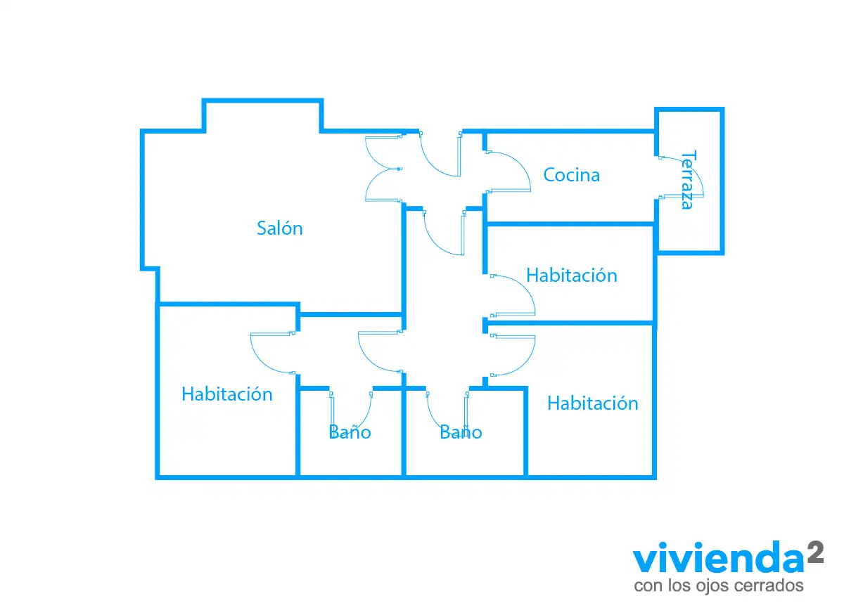 Piso en venta en consenso, Los Rosales