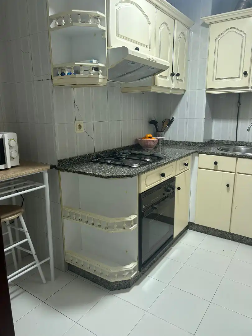 Kitchen of Flat for rent in Santiago de Compostela   with Furnished