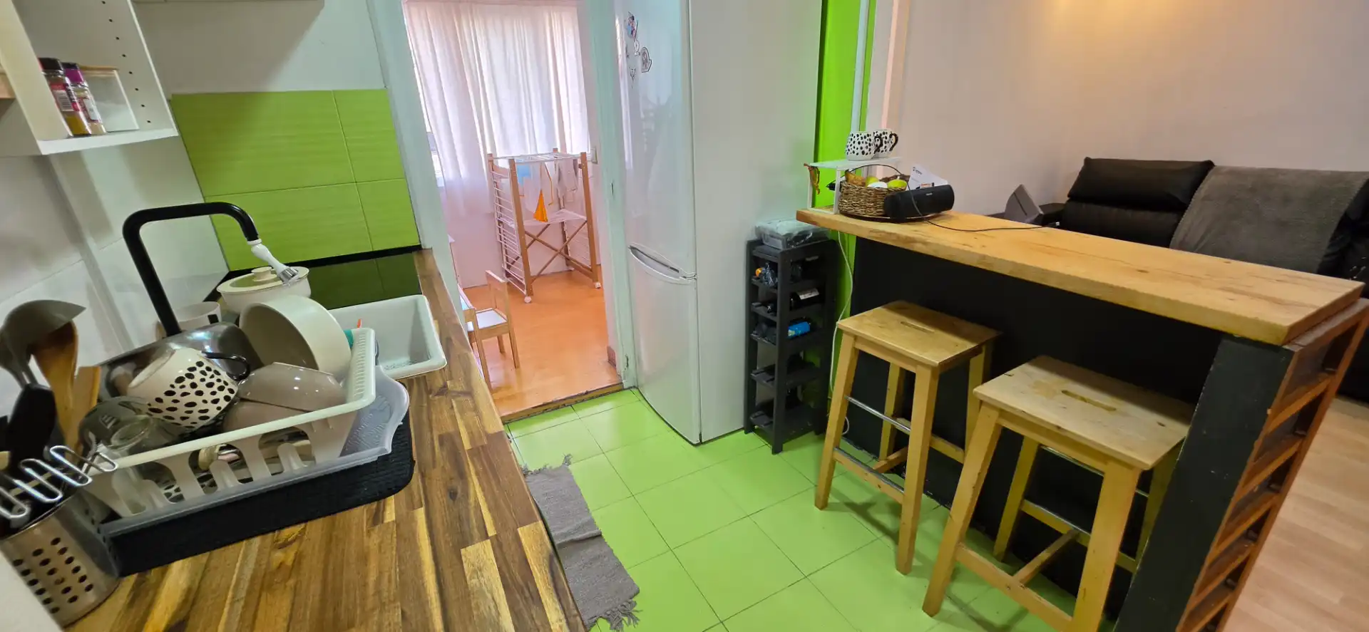Cocina de Piso en venta en Zaragoza con Aire acondicionado, Calefacción y Parquet