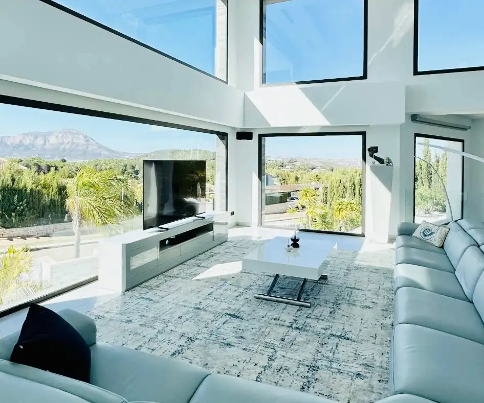 Sala d'estar de Casa o xalet en venda en Jávea / Xàbia amb Aire condicionat, Calefacció i Jardí privat