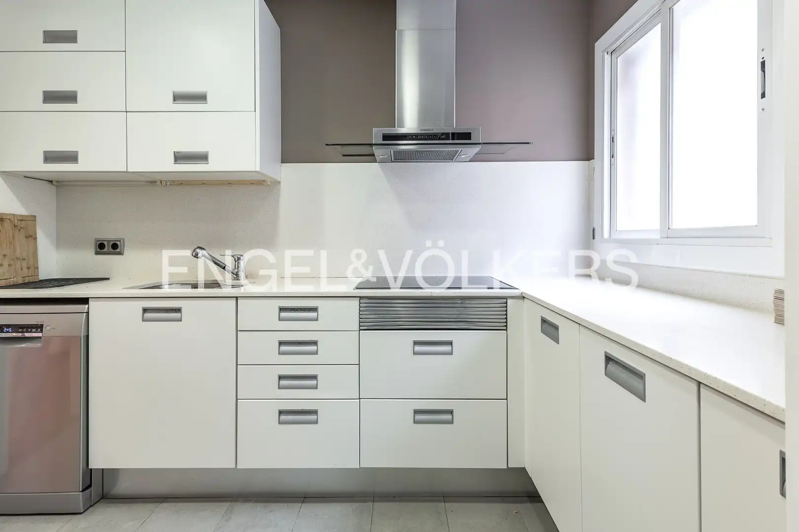 Cocina de Piso en venta en Sant Cugat del Vallès con Aire acondicionado, Calefacción y Jardín privado