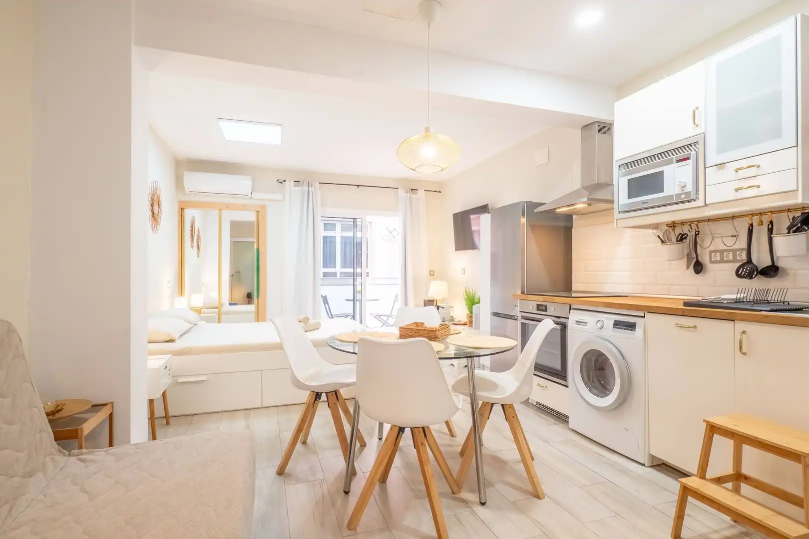Küche von Wohnung zur Miete in Las Palmas de Gran Canaria mit Möbliert und Balkon