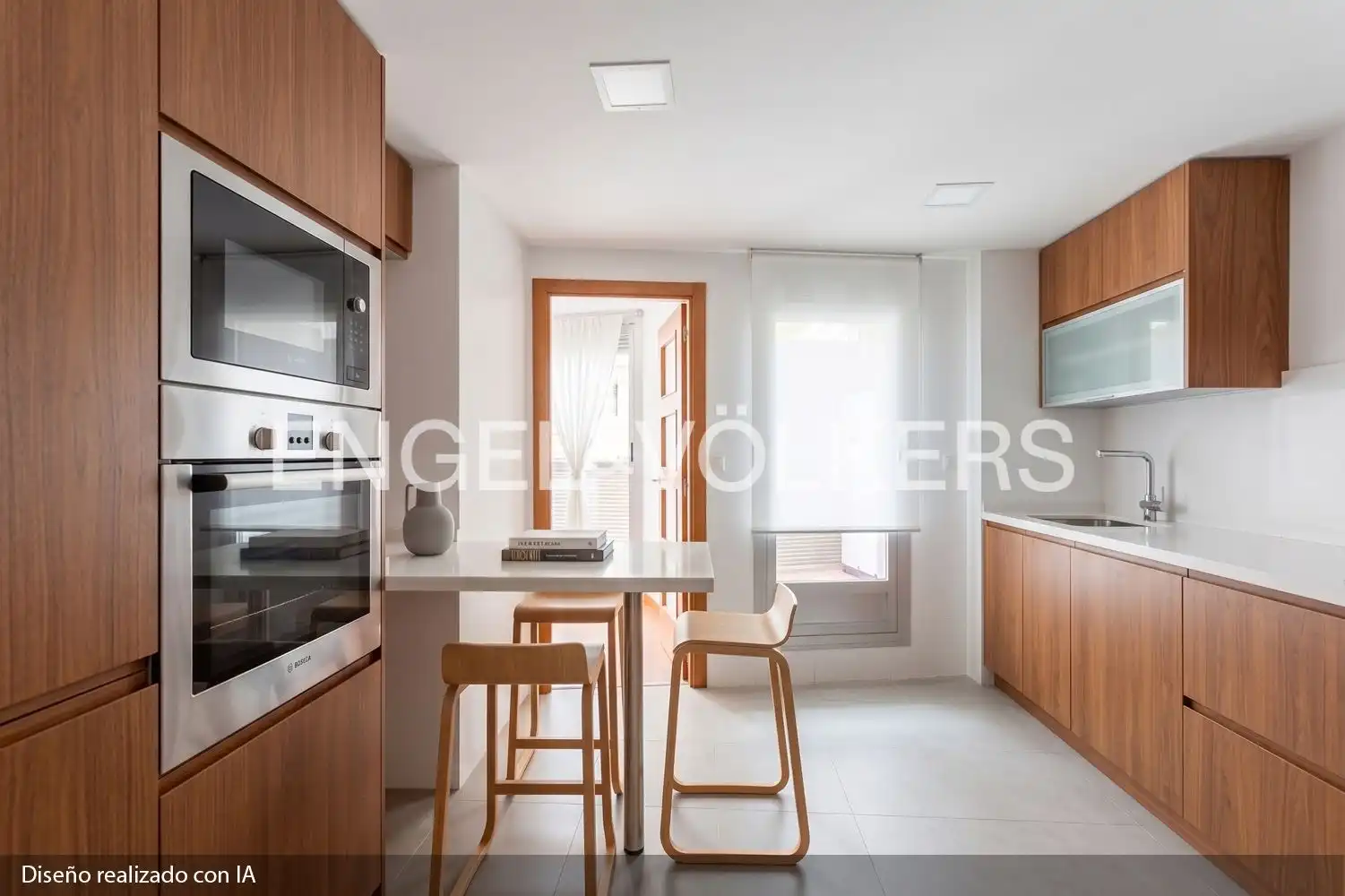 Kitchen of Duplexes for sale in Valencia  with Air Conditioner, Heating and Private garden