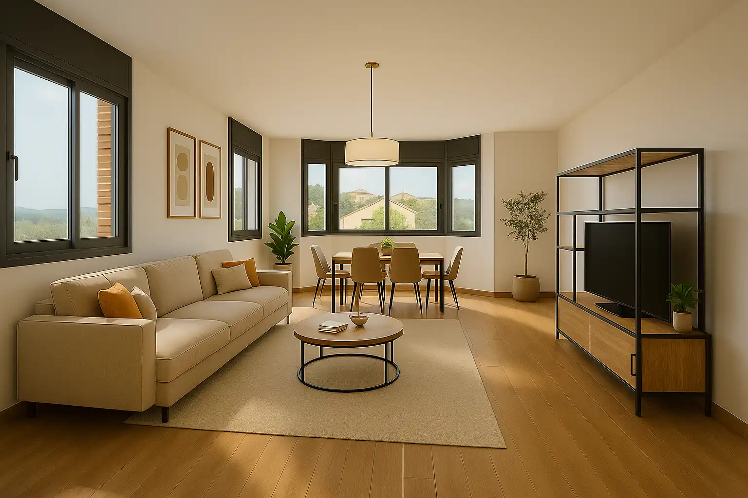 Sala de estar de Casa o chalet en venta en Cànoves I Samalús con Aire acondicionado, Calefacción y Jardín privado