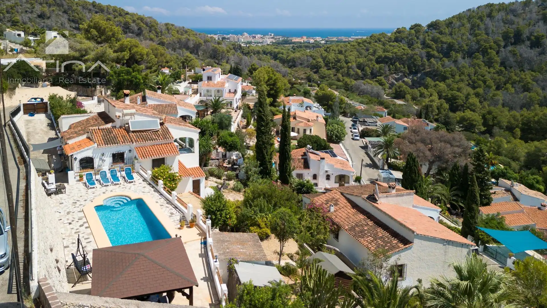 Vista exterior de Casa o chalet en venta en Jávea / Xàbia con Aire acondicionado, Calefacción y Jardín privado