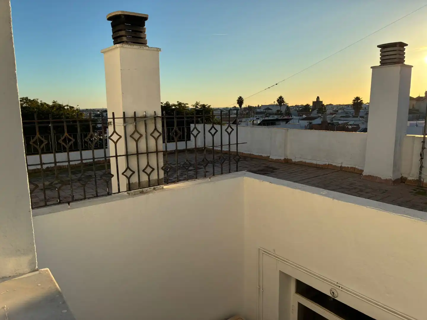 Terraza de Casa o chalet de alquiler en Bollullos de la Mitación con Horno, Lavadora y Balcón