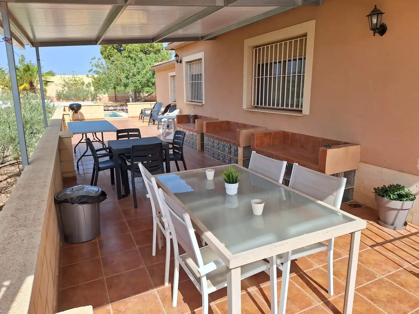 Terrassa de Finca rústica en venda en Cartagena amb Jardí privat, Piscina i Moblat