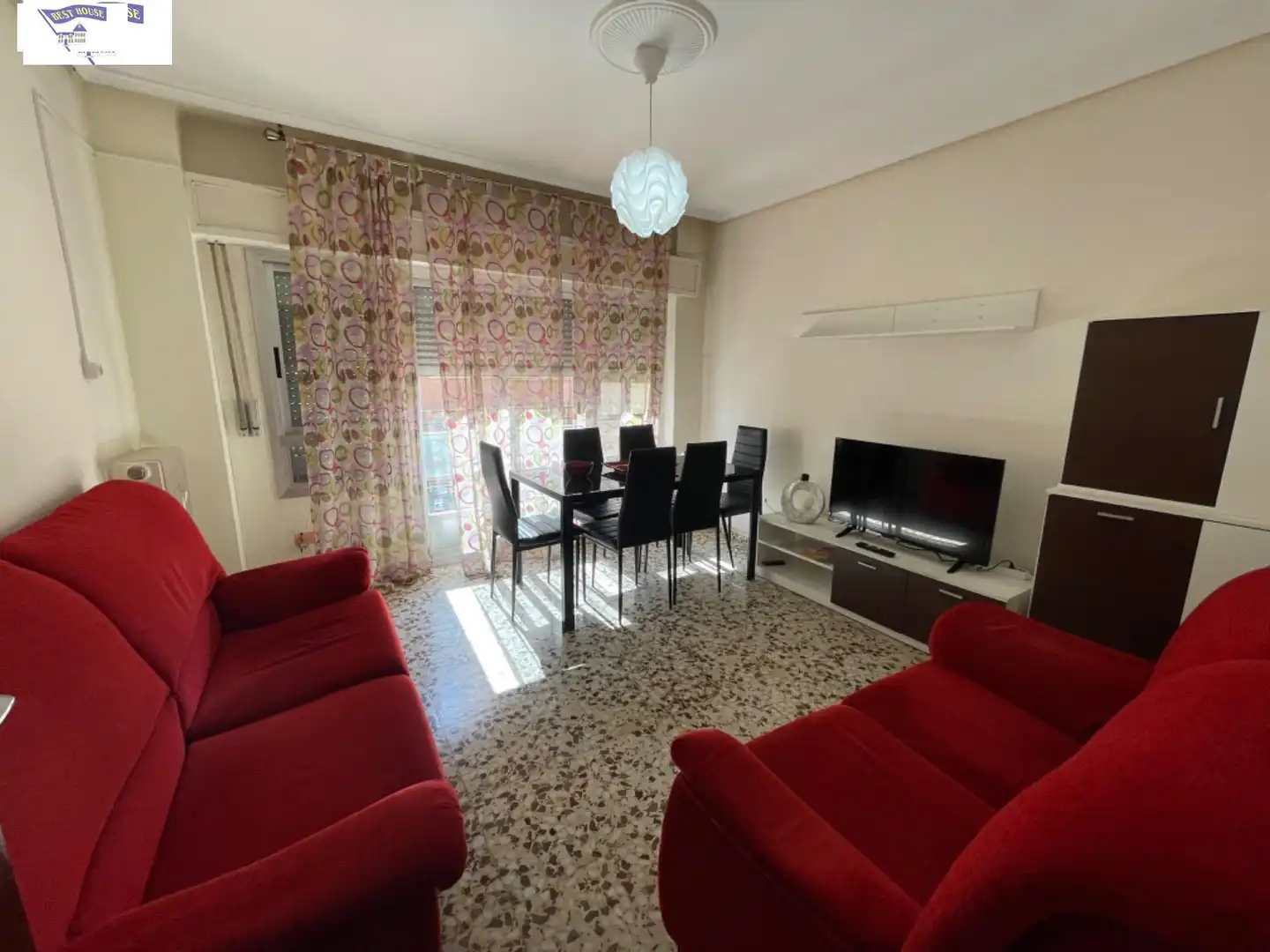 Wohnzimmer von Wohnung zur Miete in Albacete mit Heizung, Terrasse und Möbliert