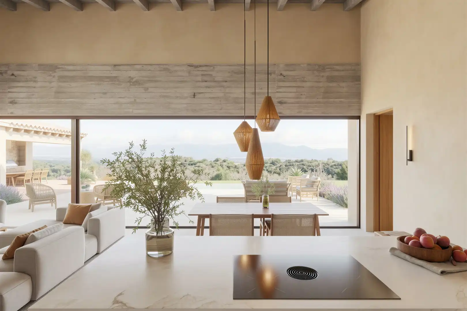 Küche von Country house zum Verkauf in Costitx mit Klimaanlage, Heizung und Terrasse