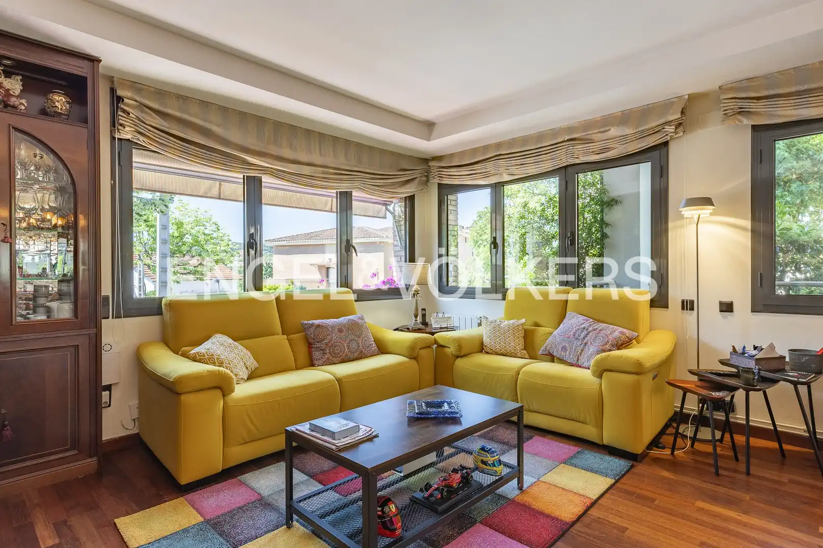 Living room of Detached homes for sale in Sant Quirze del Vallès  with Air Conditioner, Heating and Terrace
