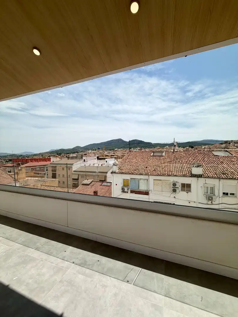 Außenansicht von Wohnung zum Verkauf in Alcoy / Alcoi mit Klimaanlage und Terrasse