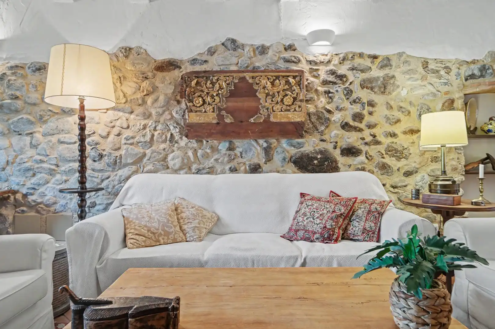 Sala d'estar de Casa o xalet en venda en Boadella i les Escaules