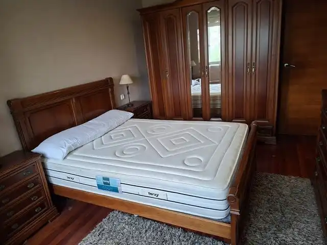 Bedroom of Flat for rent in Santiago de Compostela   with Heating and Furnished