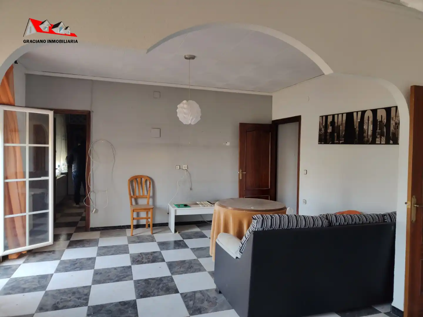 Schlafzimmer von Wohnung zum Verkauf in Casas de Juan Núñez mit Heizung, Möbliert und Balkon