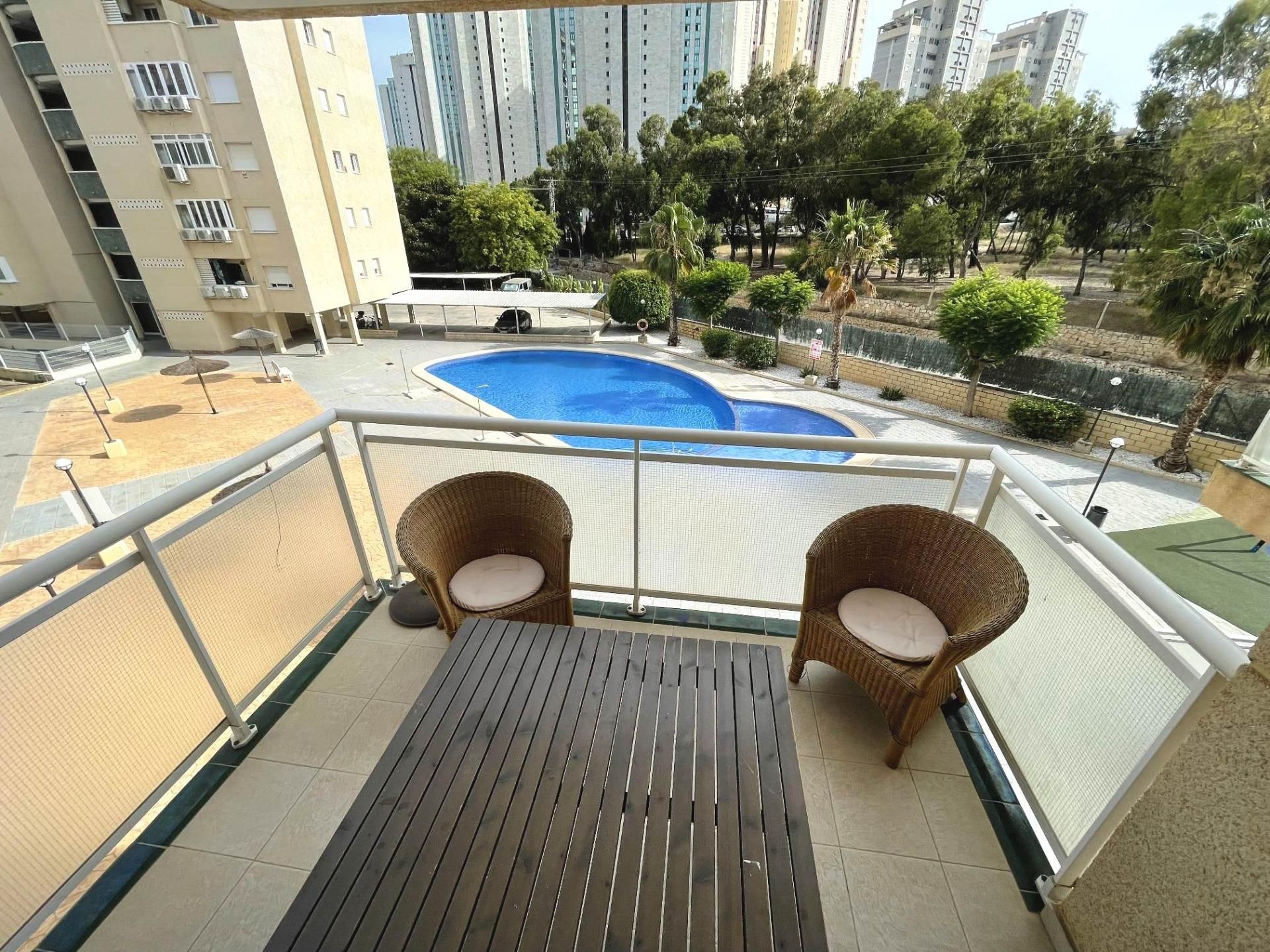 Swimming pool of Apartment for sale in Finestrat  with Private garden, Terrace and Community pool