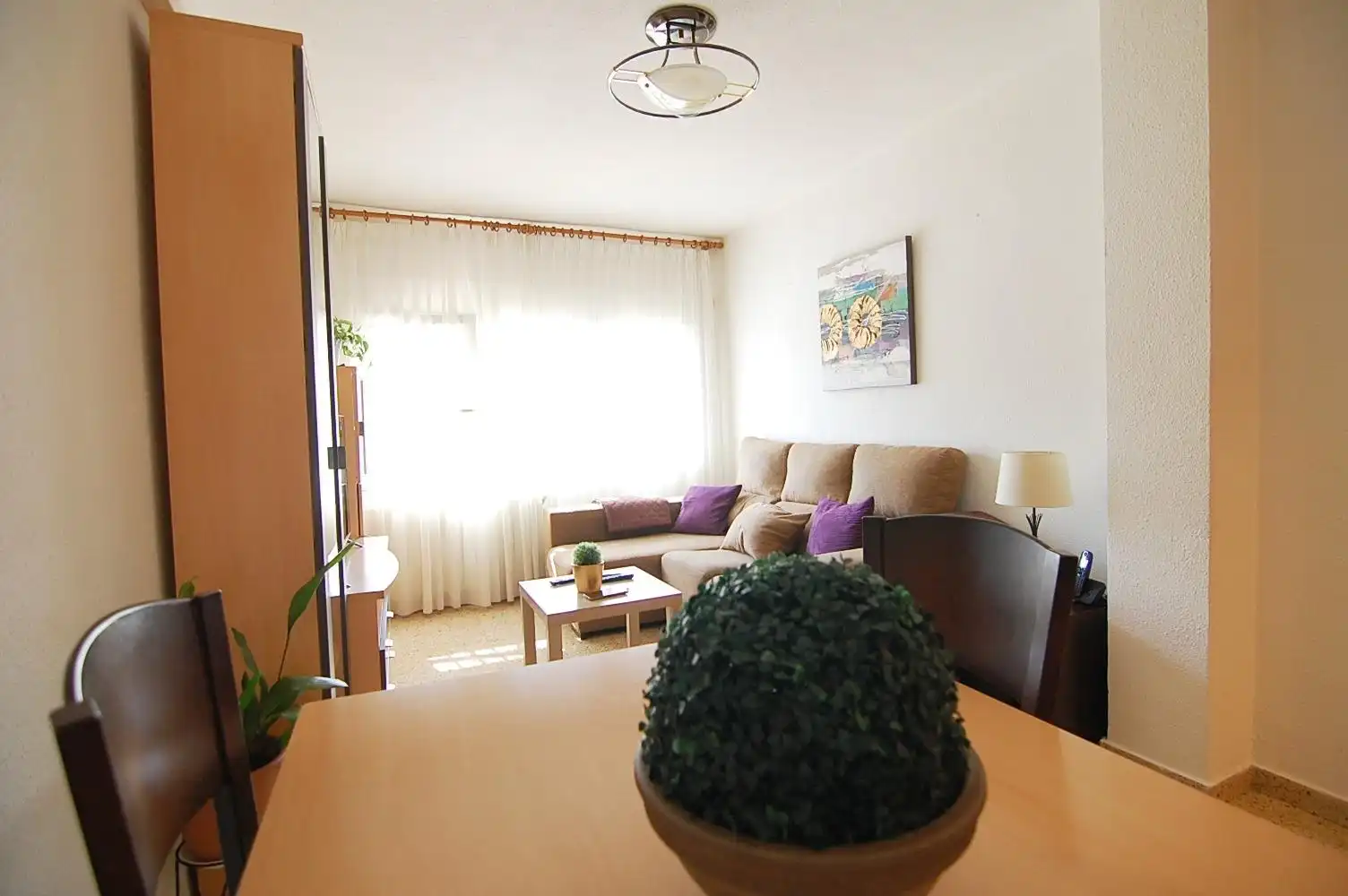 Sala d'estar de Pis en venda en Badalona amb Aire condicionat i Calefacció