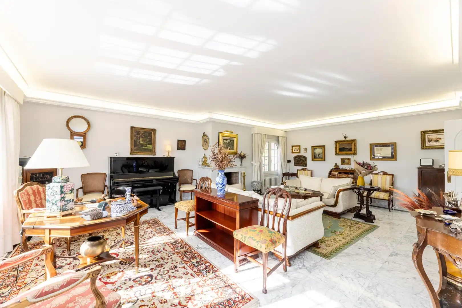 Sala de estar de Casa o chalet en venta en Torrelodones con Calefacción, Jardín privado y Terraza
