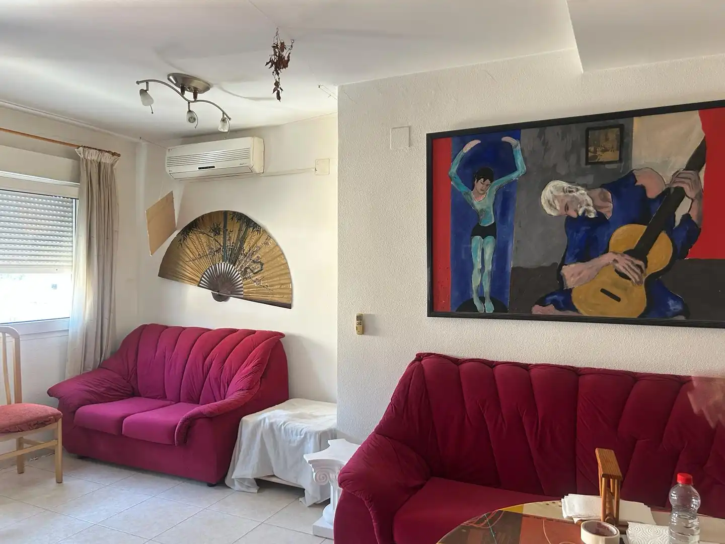 Sala de estar de Piso en venta en Massalavés con Aire acondicionado, Amueblado y Horno