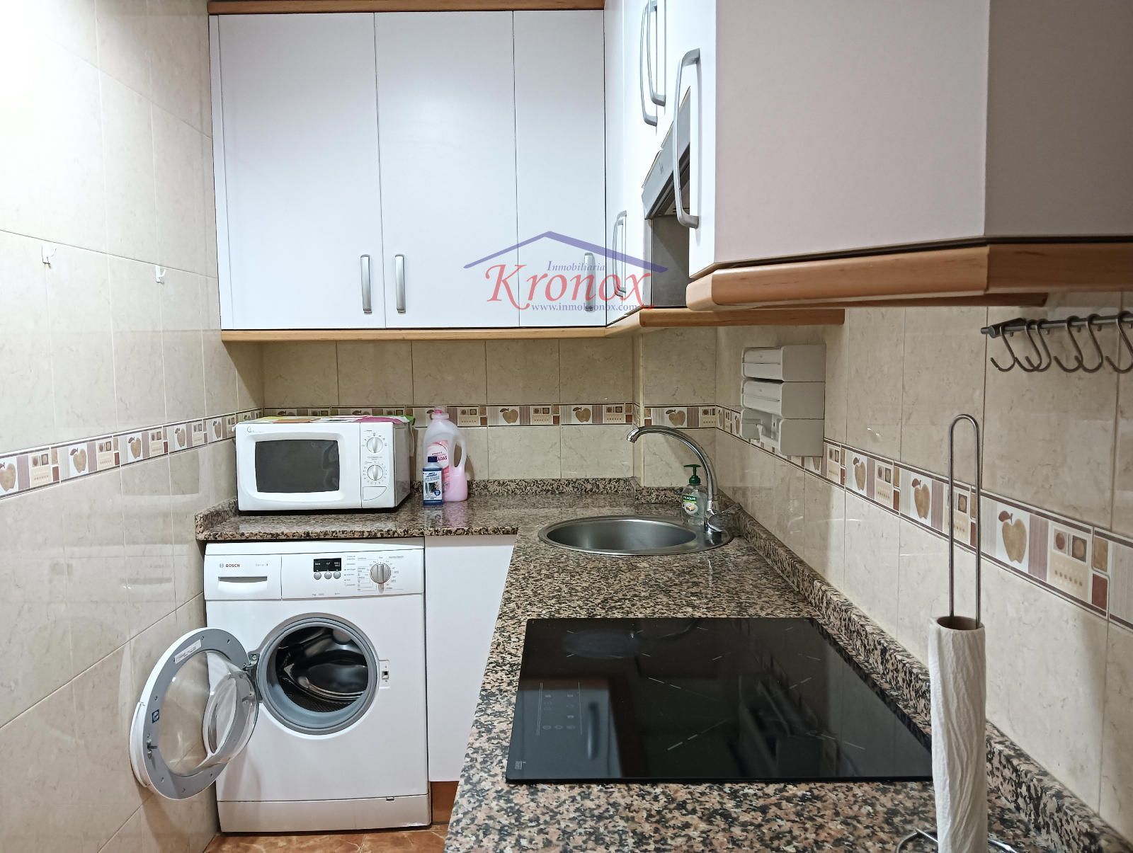 Kitchen of Flat for sale in  Madrid Capital  with Heating, Terrace and Storage room