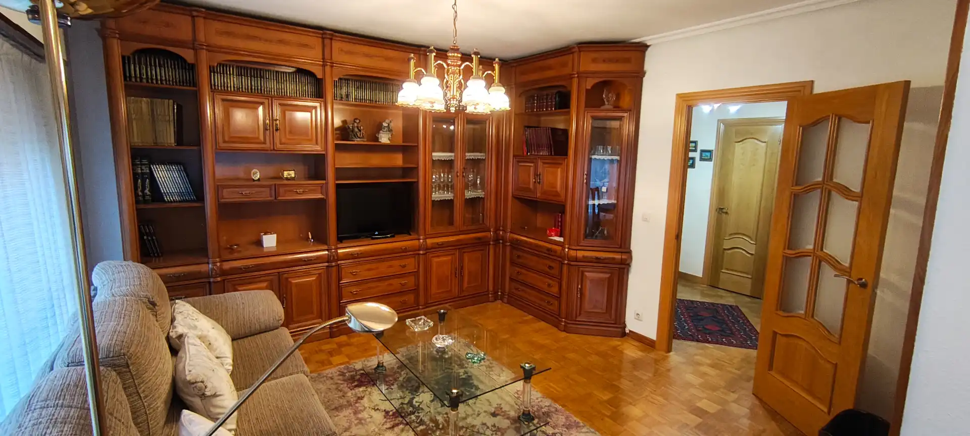 Sala de estar de Piso en venta en  Logroño con Calefacción, Parquet y Trastero