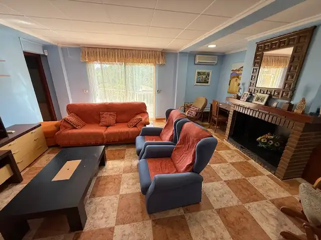 Sala de estar de Casa o chalet en venta en Alzira con Aire acondicionado, Jardín privado y Terraza