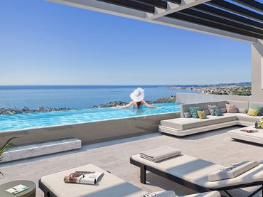 Casa amb piscina en venda a Benalmádena pueblo