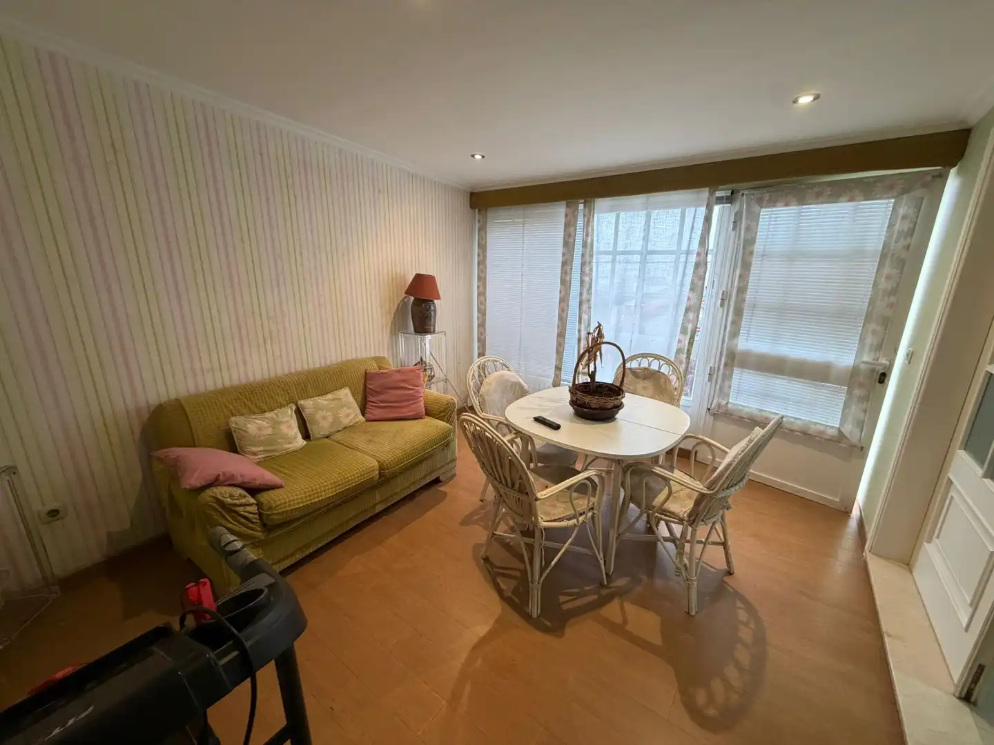 Sala d'estar de Casa o xalet en venda en Poio amb Calefacció, Parquet i Terrassa