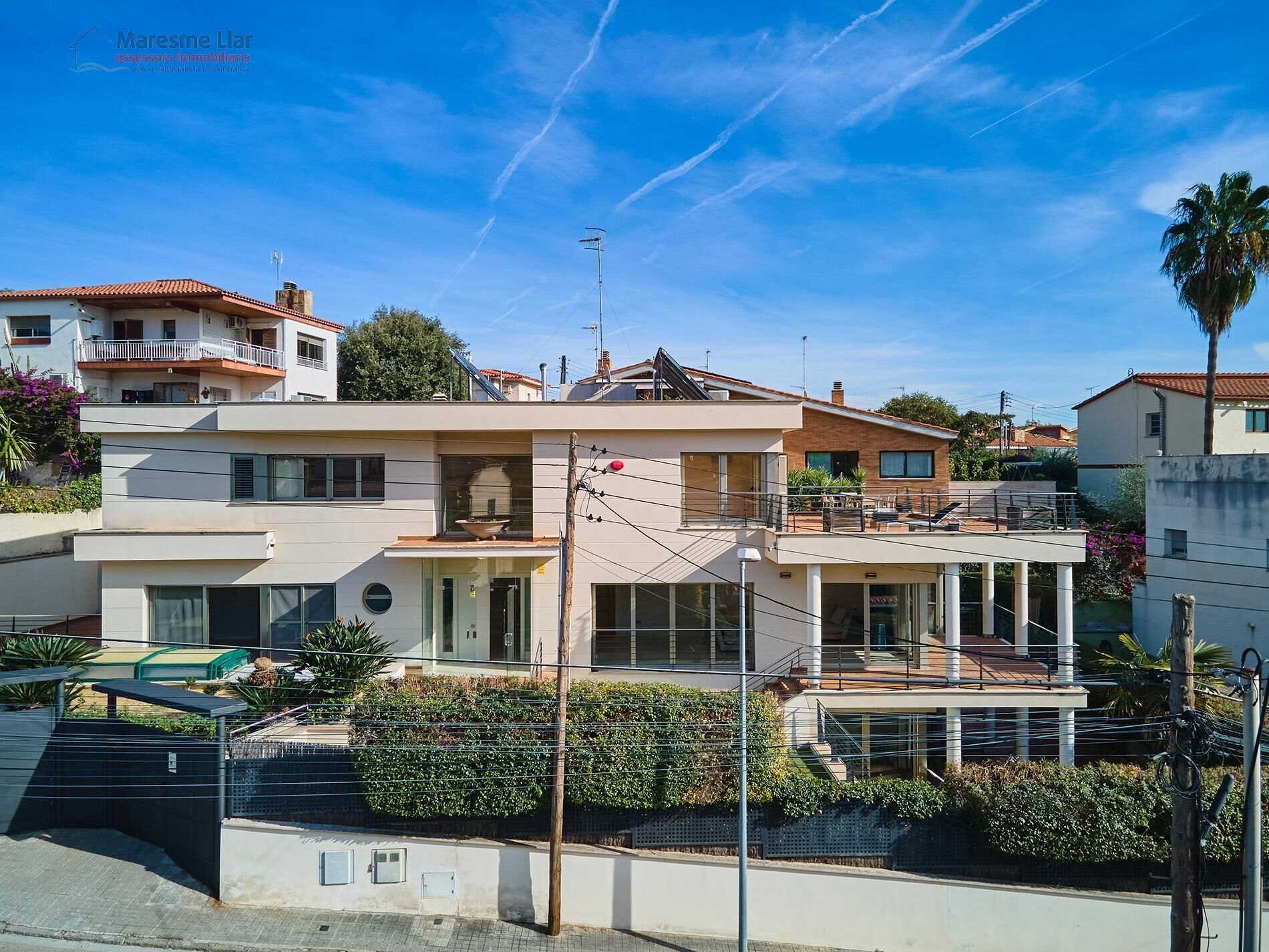 Exterior view of House or chalet for sale in Alella  with Air Conditioner, Heating and Private garden