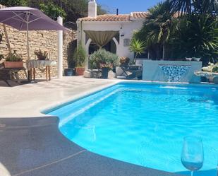 Swimming pool of House or chalet for sale in Moratalla  with Air Conditioner, Private garden and Terrace