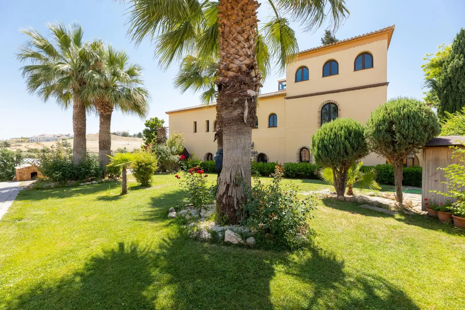 Vista exterior de Casa o chalet en venta en Villa de Otura con Aire acondicionado, Jardín privado y Terraza