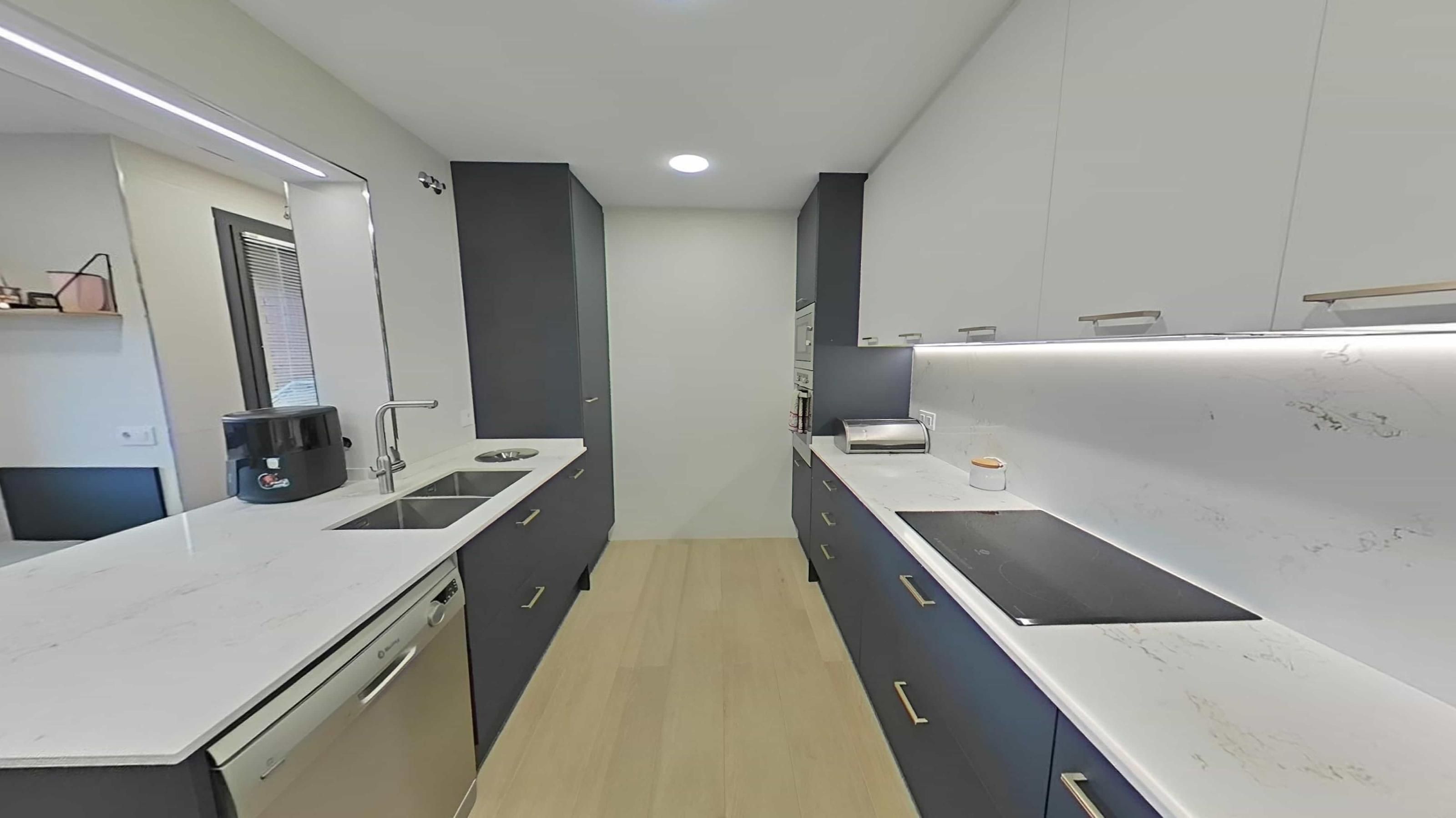 Kitchen of Single-family semi-detached for sale in Piera  with Heating, Private garden and Parquet flooring