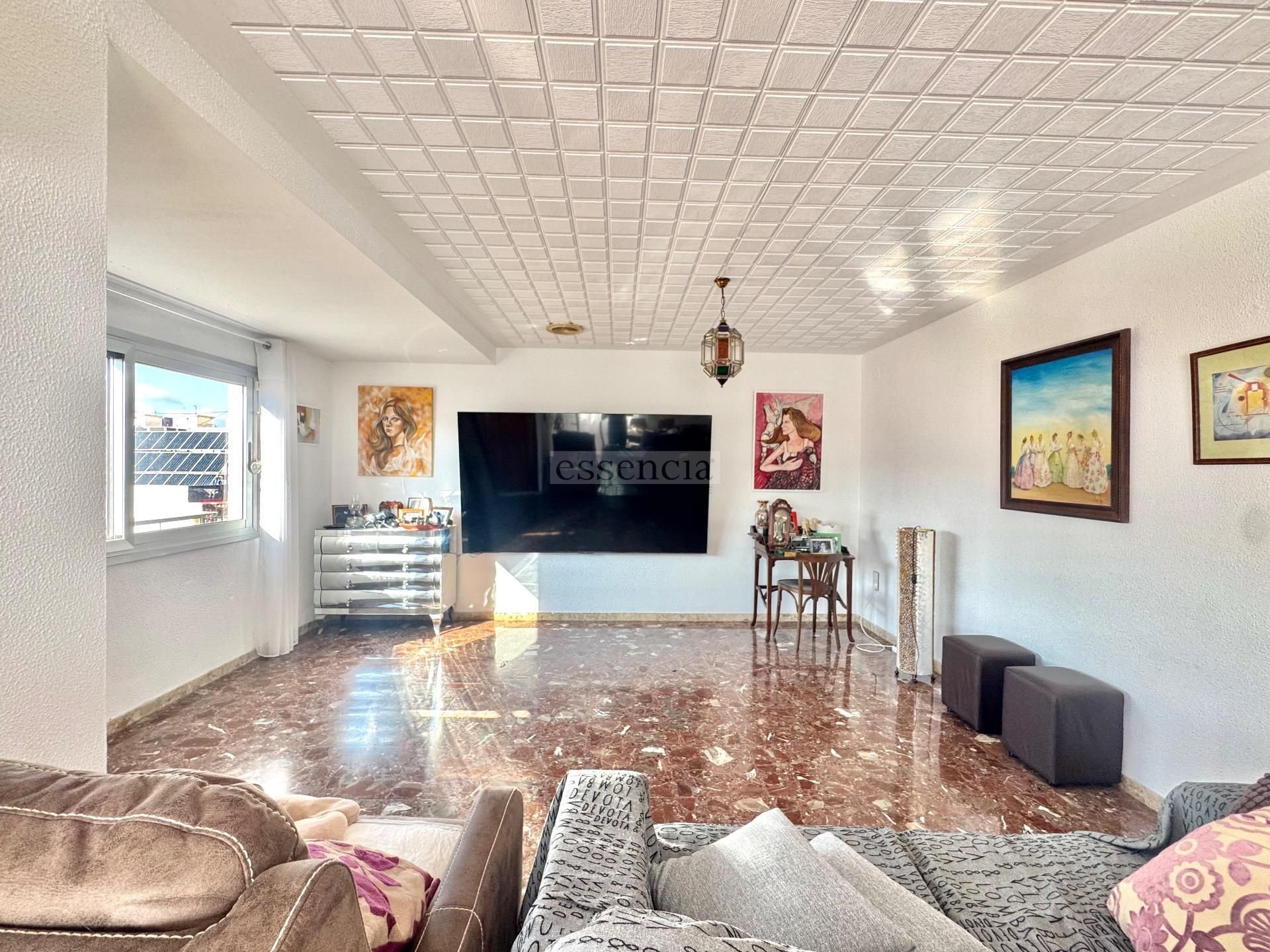 Living room of Flat for sale in Gandia  with Air Conditioner and Balcony