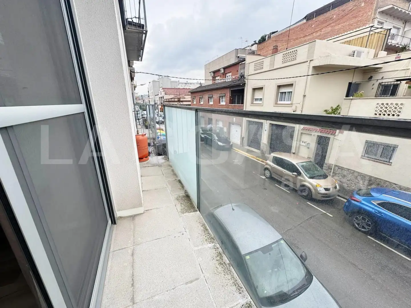 Vista exterior de Piso en venta en Granollers con Aire acondicionado, Parquet y Balcón