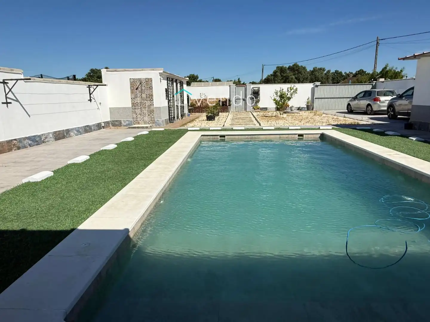 Piscina de Casa o xalet en venda en Chiclana de la Frontera amb Aire condicionat, Piscina i Moblat