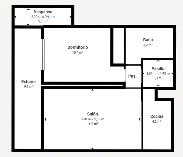 Wohnung zum Verkauf in Benalmádena mit Klimaanlage, Privatgarten und Terrasse